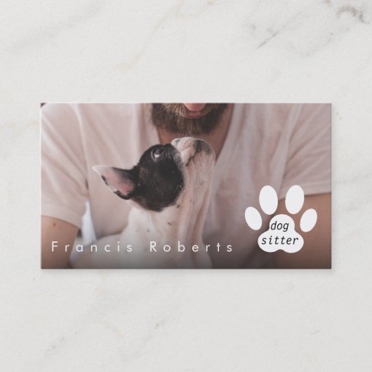 oppas | Foto Visitekaartje (Voorkant)