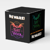 OPPASSEN Bat Wool Halloween Party Schattige Spooky Bedankdoosjes (Voorkant Zijde)