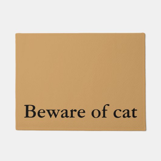 oppassen voor kattendoormat deurmat (Voorkant)