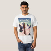 Oppdal noorwegen ski poster. t-shirt (Voorkant volledig)