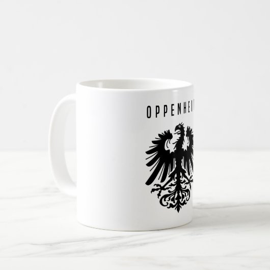 Oppenheim embleem Duitsland symbool wapenfla Koffiemok (Voorkant links)