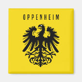 Oppenheim embleem Duitsland symbool wapenfla Magneet (Voorkant)