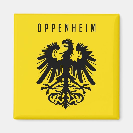 Oppenheim embleem Duitsland symbool wapenfla Magneet (Voorkant)