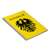 Oppenheim embleem Duitsland symbool wapenfla Notitieboek (Rechterzijde)
