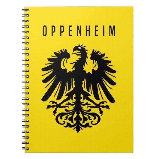 Oppenheim embleem Duitsland symbool wapenfla Notitieboek (Voorkant)