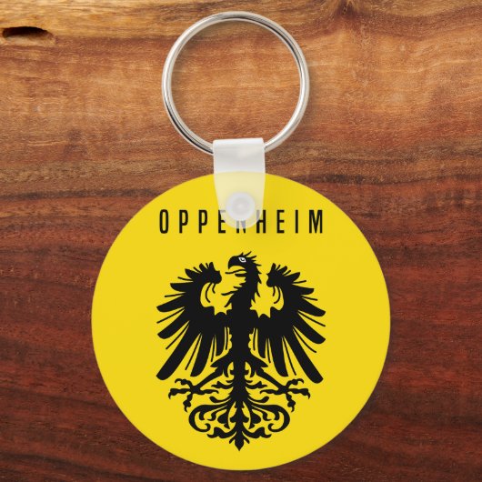 Oppenheim embleem Duitsland symbool wapenfla Sleutelhanger (Voorkant)