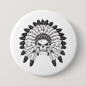 opperbevelhebber ronde button 7,6 cm (Voorkant)