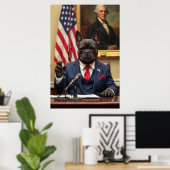 Opperbevelhebber: Snacks en snuisterijen Poster (Thuiskantoor)