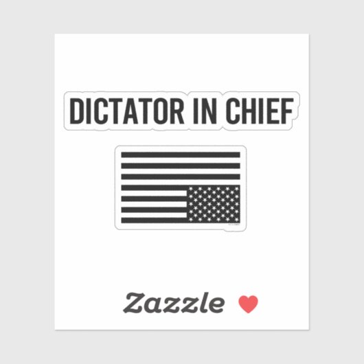 opperdictator sticker (Vel)