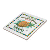 opperste ananasconserven tegeltje (Zijkant)