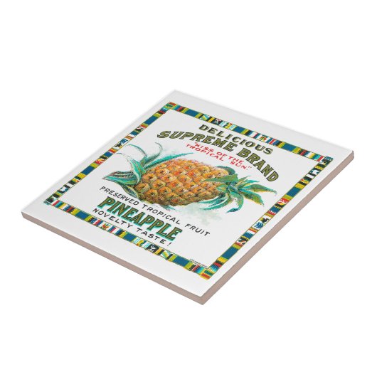 opperste ananasconserven tegeltje (Zijkant)