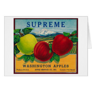 Opperste Apple Label - staat Washington