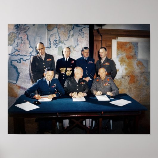 Opperste commando - Allied Expeditionary Force - W Poster (Voorkant)