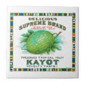 Opperste kayot bewaard tegeltje (Voorkant)