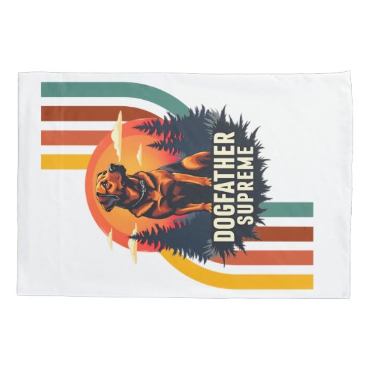 opperste Kussensloop van de hondenvader (Achterkant-Links)