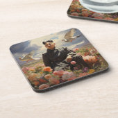 Opperste leider Kim Jong Un Bier Onderzetter (Linkerzijde)