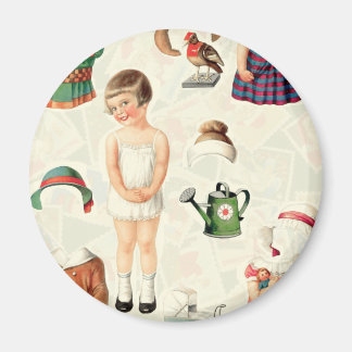  OPPERSTE PAPIEREN POPPEN LIEVERD MAGNEET