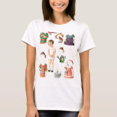 OPPERSTE PAPIEREN POPPEN LIEVERD T-SHIRT (Voorkant)