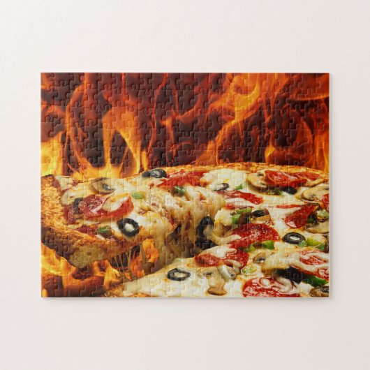 Opperste Pizza Legpuzzel (Horizontaal)