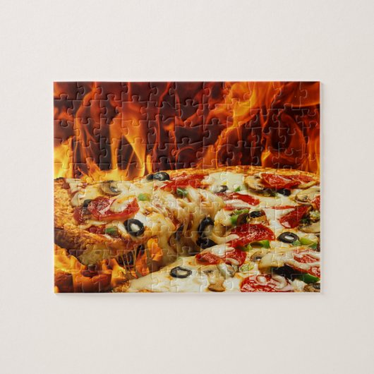 Opperste Pizza Legpuzzel (Horizontaal)