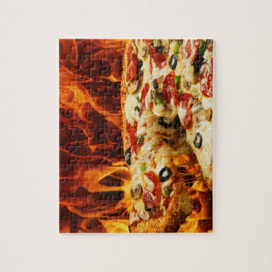 Opperste Pizza Legpuzzel (Verticaal)