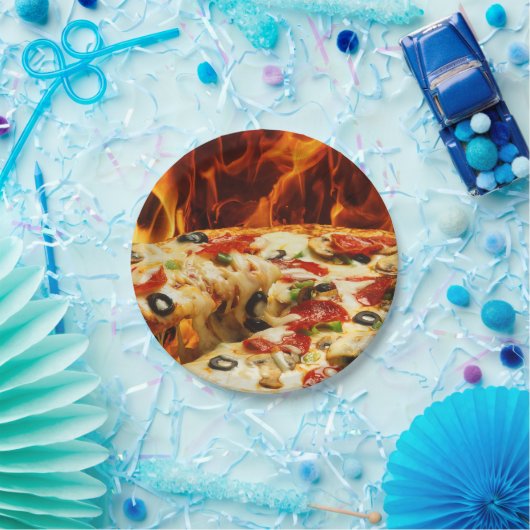 Opperste Pizza Papieren Bordje (Feest)