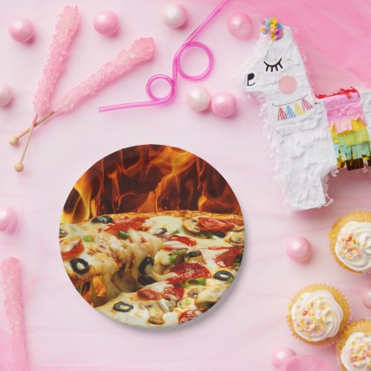 Opperste Pizza Papieren Bordje (Feest)