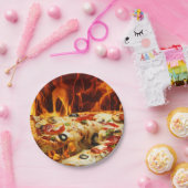 Opperste Pizza Papieren Bordje (Feest)