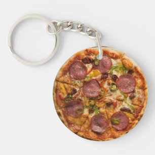 Opperste Pizza Sleutelhanger