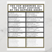 Opperste rechter van het Hooggerechtshof Fun Poem  (Achterkant)