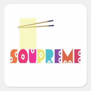 Opperste Vierkante Sticker