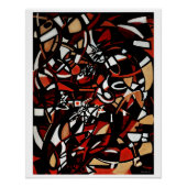 "Oppervlak en context", glanzend Poster (Voorkant)