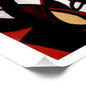 "Oppervlak en context", glanzend Poster (Hoek)