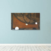 Oppervlak (Interactie 2) Canvas Afdruk (Insitu (Houten vloer))