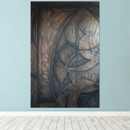 Oppervlak (Iteratie 1) Canvas Afdruk (Insitu (Houten vloer))