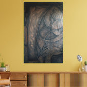 Oppervlak (Iteratie 1) Canvas Afdruk (Insitu (Woonkamer))