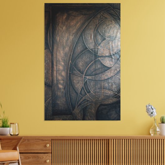 Oppervlak (Iteratie 1) Canvas Afdruk (Insitu (Woonkamer))