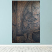 Oppervlak (Iteratie 1) Canvas Afdruk (Insitu (Houten vloer))