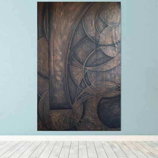 Oppervlak (Iteratie 1) Canvas Afdruk (Insitu (Houten vloer))