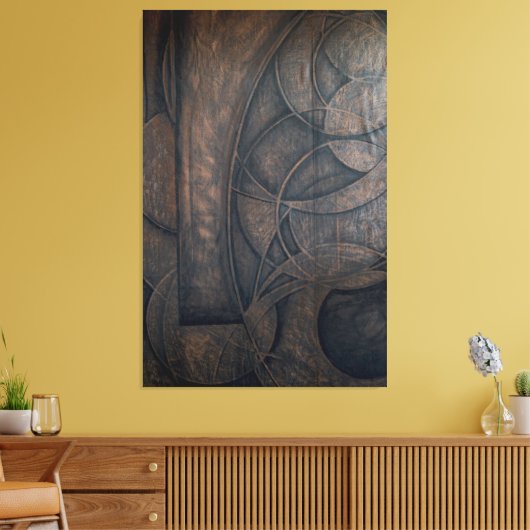 Oppervlak (Iteratie 1) Canvas Afdruk (Insitu (Woonkamer))