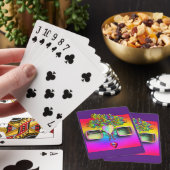 OPPERVLAK MET GLAS POKERKAARTEN (Insitu)