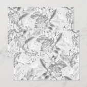 Oppervlak met structuur in monochroom Afbeelding Briefkaart (Voorkant / Achterkant)