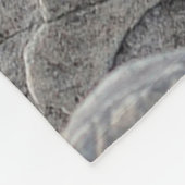 Oppervlak steensteen voor rottextuur fleece deken (Hoek)