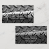 Oppervlak van abstract ruitvormig bord visitekaartje (Voorkant / Achterkant)