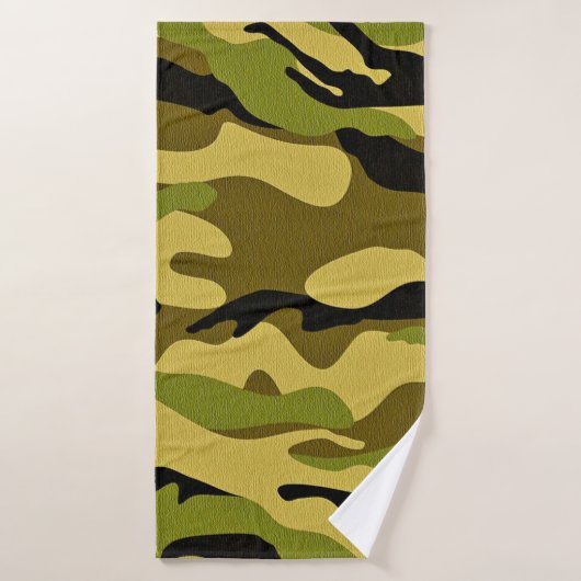 Oppervlak van camouflage-soldaat badhanddoek (Badhanddoek)