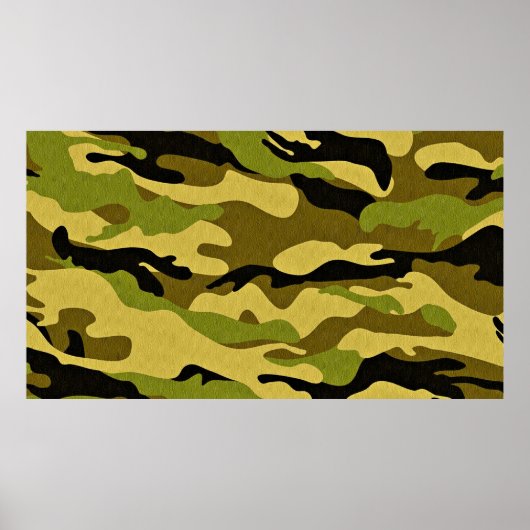 Oppervlak van camouflage-soldaat poster (Voorkant)
