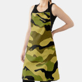 Oppervlak van camouflage-soldaat schort (Insitu)