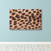 Oppervlak van de gevlekte feline canvas afdruk (Insitu (Houten vloer))