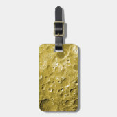 Oppervlak van de maan bagagelabel (Voorkant verticaal)