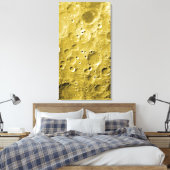 Oppervlak van de maan canvas afdruk (Insitu (Slaapkamer))
